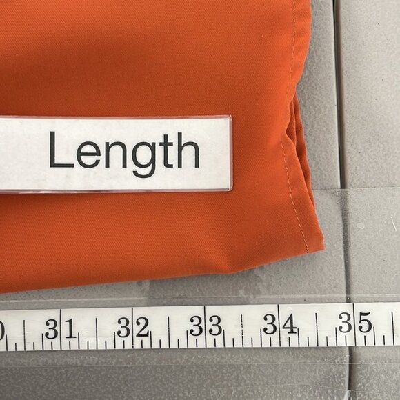 Mint Choco Just Right Rust Fit & Flare Dress Short Sleeve V-Neck Orange Size L - Picture 15 of 17